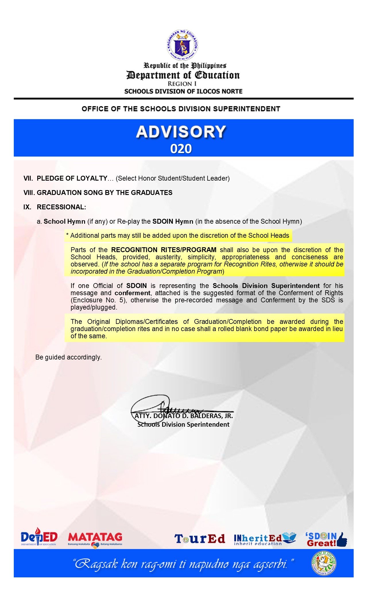 2023 Advisory 020