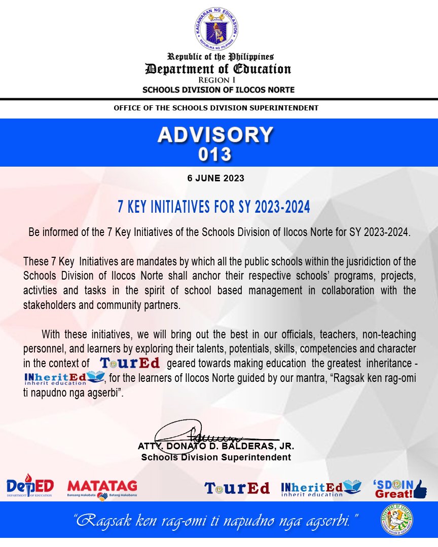 2023 Advisory 013