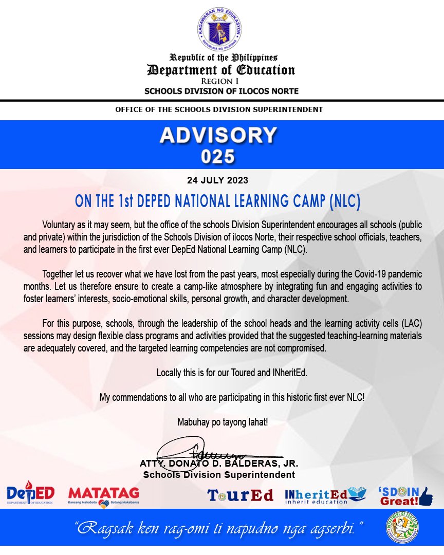 2023 Advisory 025