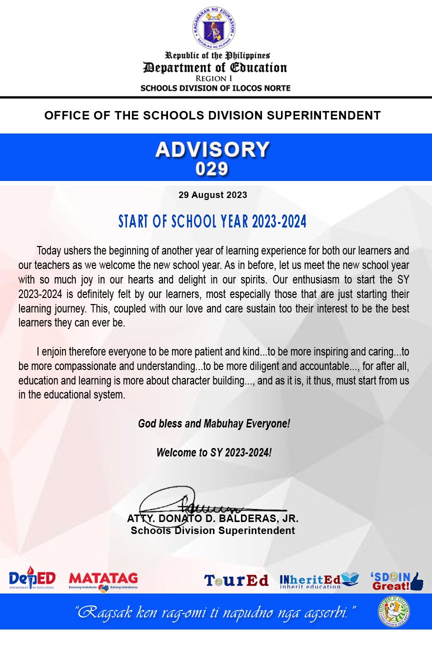 2023 Advisory 029