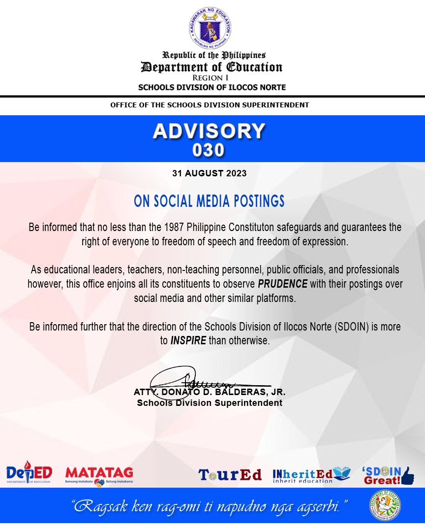 2023 Advisory 030