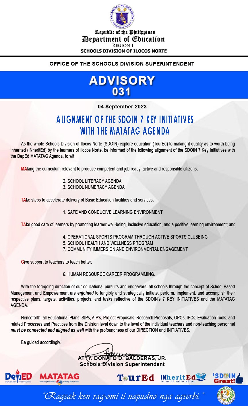 2023 Advisory 031 Second