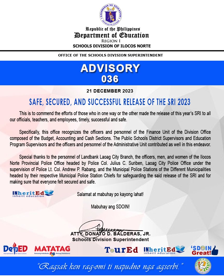 2023 Advisory 036