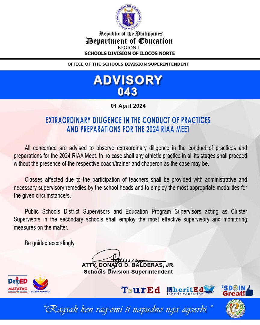 2024 Advisory 041 Extraordinary Diligence