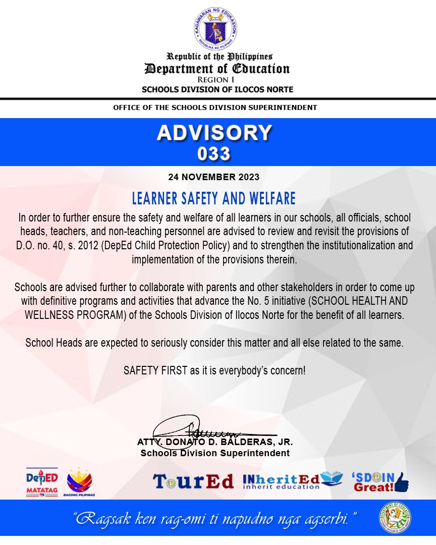 2023 Advisory 033
